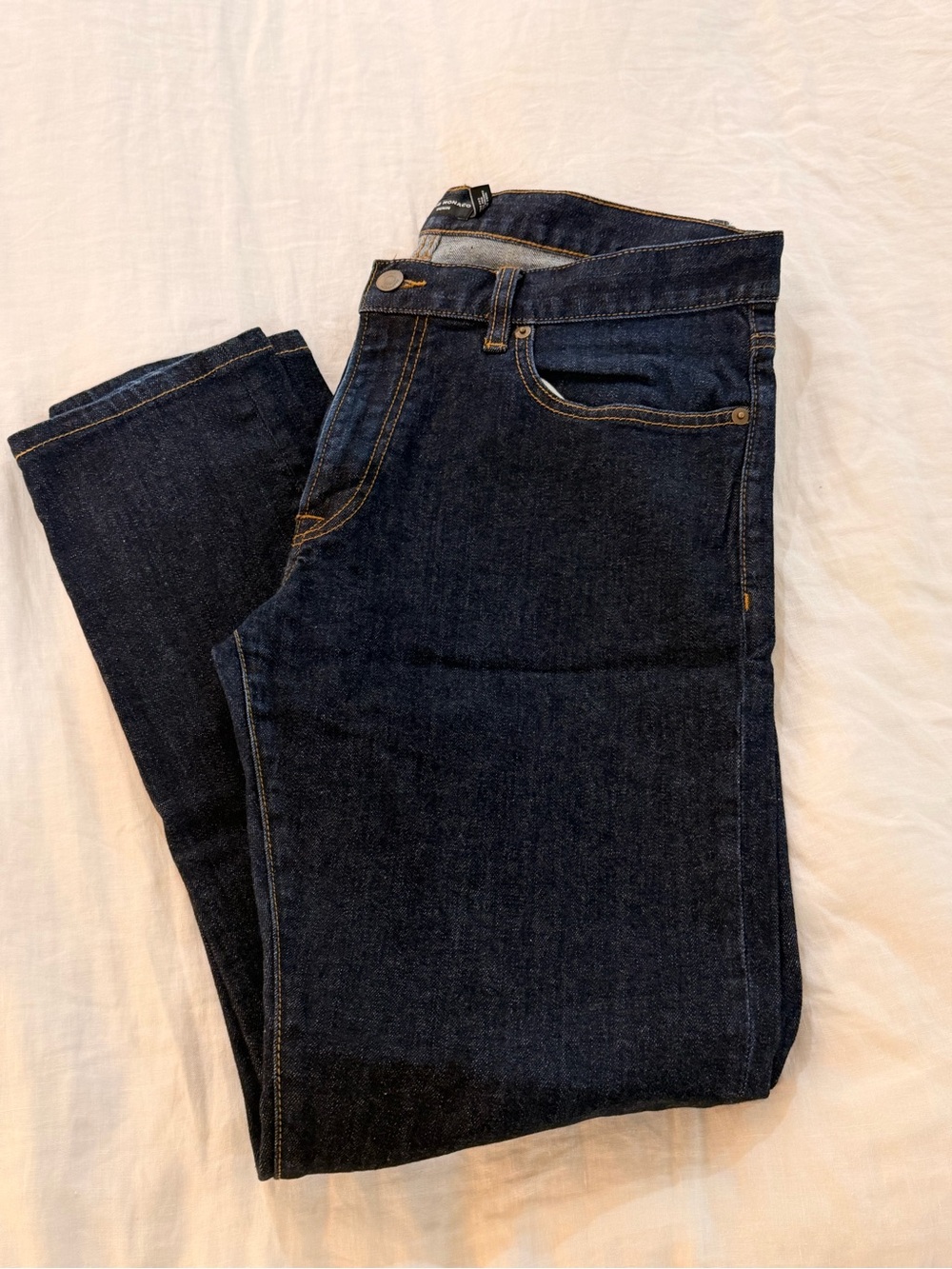 Club Monaco Men's Dark Indigo Slim-Straight Jeans